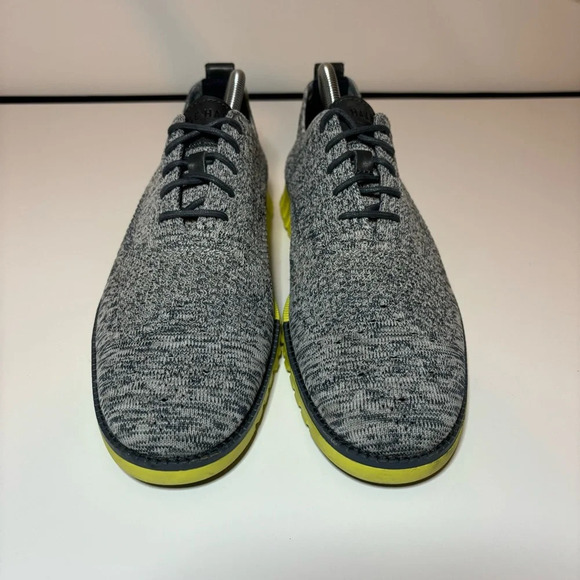 Cole Haan Zerogrand Stitchlite Wingtip Grey Knit/Green C30411 Men’s Size 9.5 M - Picture 6 of 9